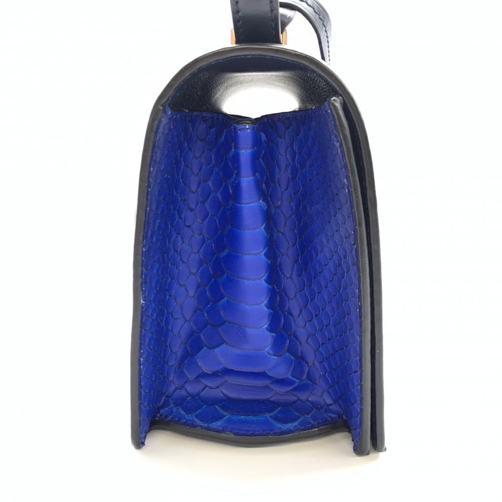 Loewe Barcelona Shoulder Bag Python Mini Leather … - image 3